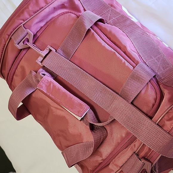 ADIDAS Santiago Rose Pink Sports Duffel Weekender Bag - Picture 3 of 9